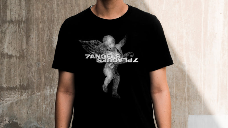 7 Angels 7 Plagues – Old School Cherub Tee