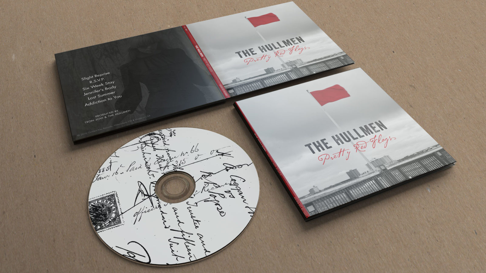 The Hullmen “Pretty Red Flags” DigiPak