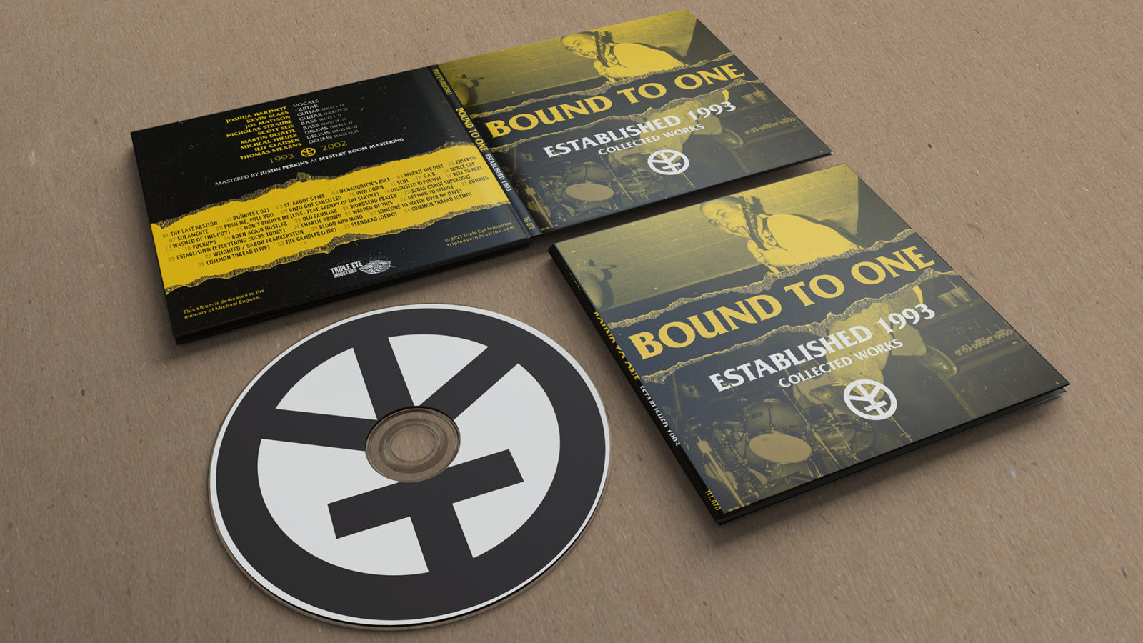 Bound to One – Established 1993: Collected Works CD Layout