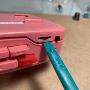 Pry the case open with plastic pry bar