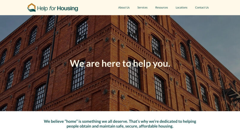 Help For Housing Website