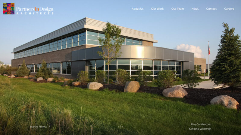 Partners in Design Architects Website