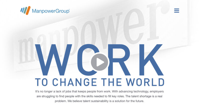 ManpowerGroup – Doing Well By Doing Good Microsite